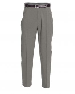 Taupe Polyester Trousers