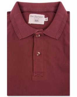 Red Knot Cotton Polo Shirt