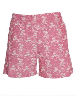 Red Tropical Shorts