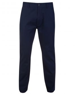 Bar Harbour Navy Cotton Chino Trousers Front