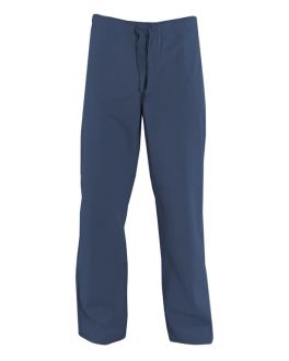 Navy Canvas Trousers Front