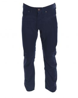 Navy Jean Style Chino Trousers