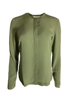 Olive Green Women's Long Sleeve Blouse