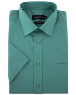 Marine Green Short Sleeve Non-Iron Shirt