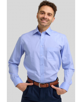 Fresh Blue Long Sleeve Non-Iron Shirt