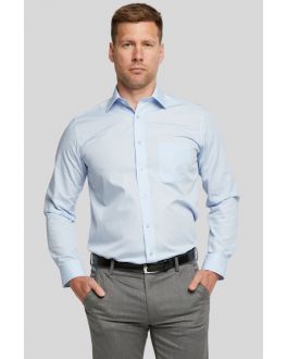 New Blue Long Sleeve Non-Iron Shirt