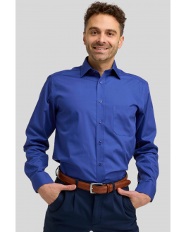 Royal Blue Long Sleeve Non-Iron Shirt