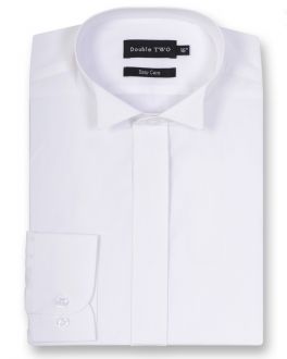 White Wing Collar Dress Shirt