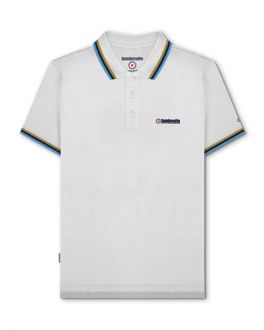 Lambretta White Triple Tip Polo Shirt