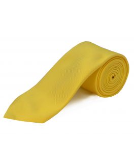 Yellow Extra Long Silk Tie