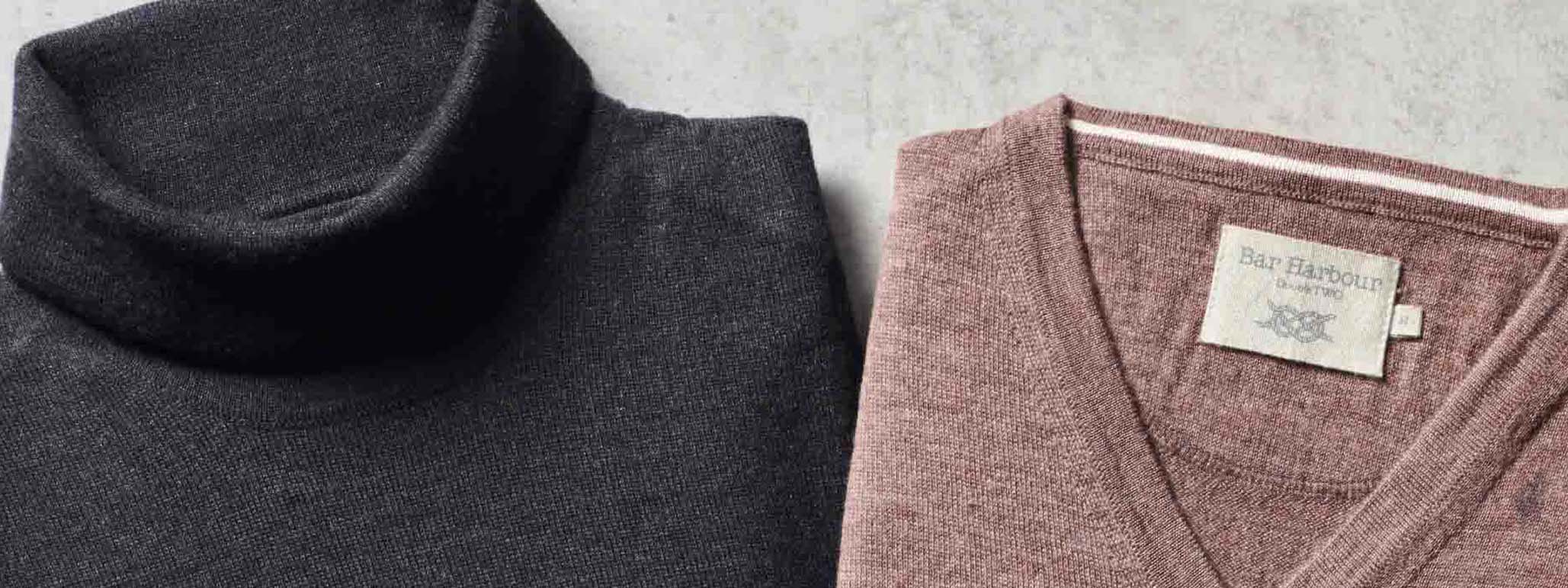 Men's knitwear | Crew-neck and V-neck Jumpers, Roll Neck Jumpers and Sweaters