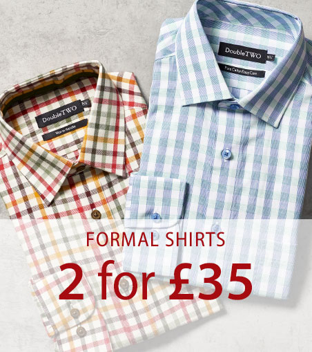 Double Two Formal Shirt Sale
