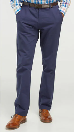 Navy Chino Trousers