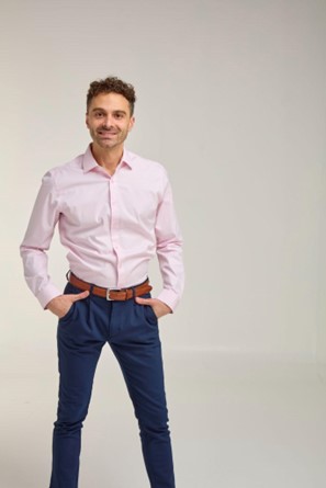 Pink Tailored Fit Shirt