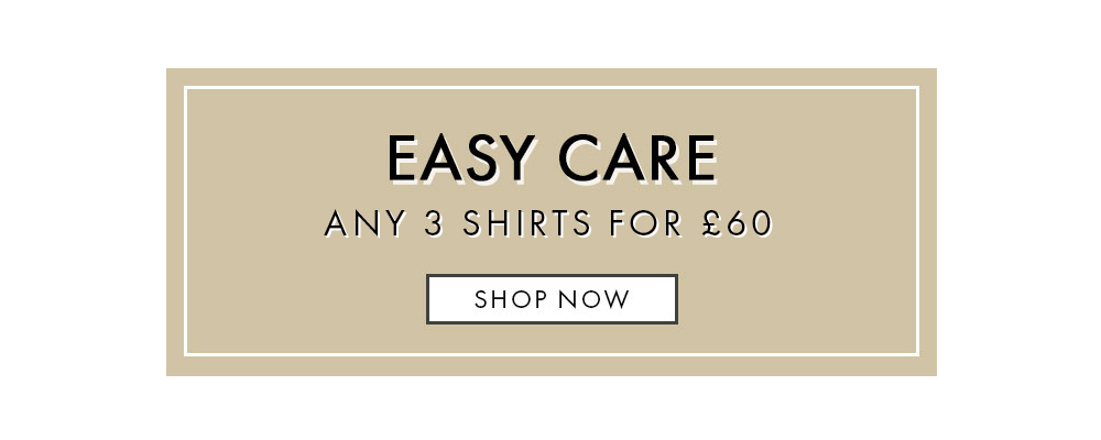 3 Easy Care Shirts For £60 Offer